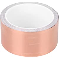 RiToEasysports Cinta de lámina de Cobre de una Cara Cintas de blindaje Multiusos Cinta de lámina de Cobre conductora…